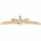 Ekena Millwork Alberta Smooth Timber Gable Bracket, Douglas Fir, 96"W x 28"H x 5 1/2"D x 5 1/2"F, 7/12 Pitch GBW096X28X0606ALB00SDF - alternate 5